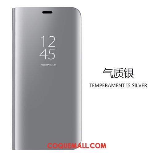 Étui Huawei Mate 9 Support Miroir Étui En Cuir, Coque Huawei Mate 9 Téléphone Portable Protection