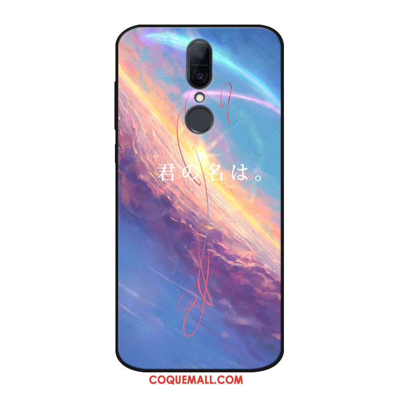 Étui Huawei Mate Rs Bleu Téléphone Portable Délavé En Daim, Coque Huawei Mate Rs Personnalisé Fluide Doux