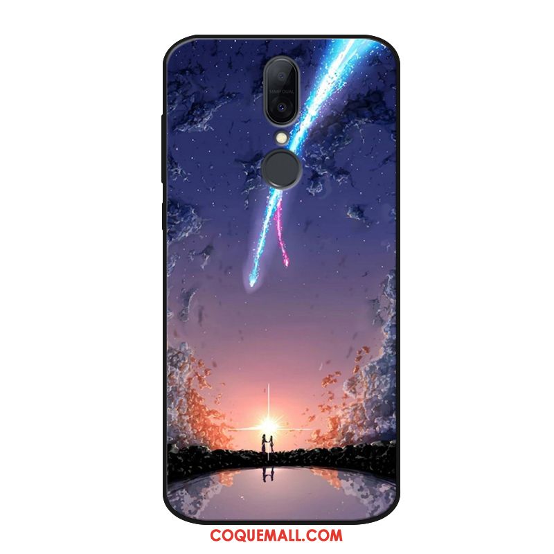 Étui Huawei Mate Rs Bleu Téléphone Portable Délavé En Daim, Coque Huawei Mate Rs Personnalisé Fluide Doux