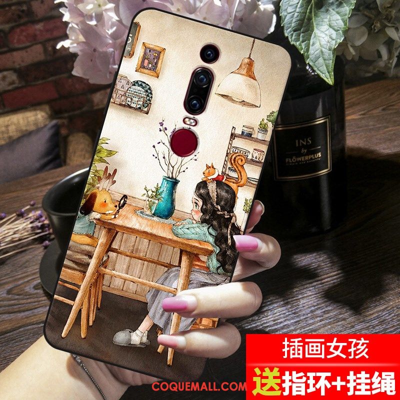 Étui Huawei Mate Rs Incassable Dessin Animé Téléphone Portable, Coque Huawei Mate Rs Protection Rose