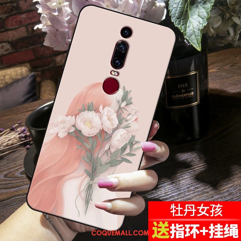 Étui Huawei Mate Rs Incassable Dessin Animé Téléphone Portable, Coque Huawei Mate Rs Protection Rose