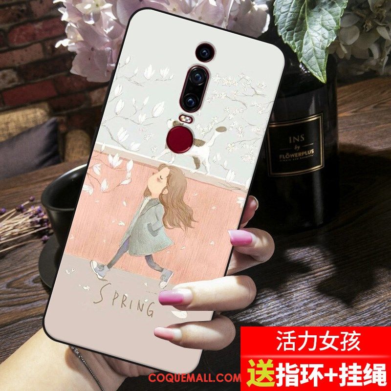 Étui Huawei Mate Rs Incassable Dessin Animé Téléphone Portable, Coque Huawei Mate Rs Protection Rose