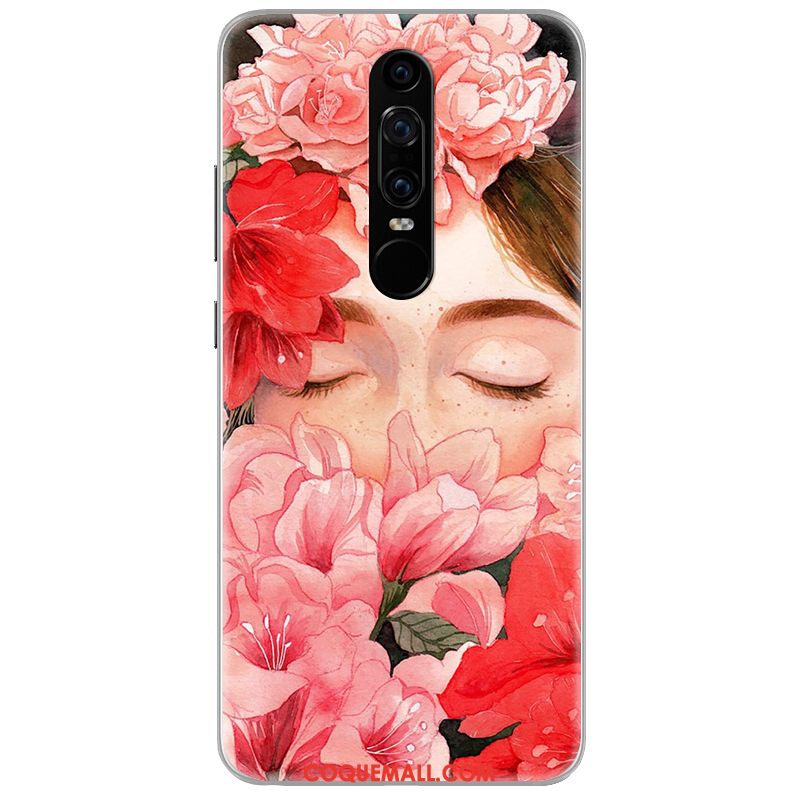 Étui Huawei Mate Rs Personnalité Silicone Téléphone Portable, Coque Huawei Mate Rs Fluide Doux Protection Beige