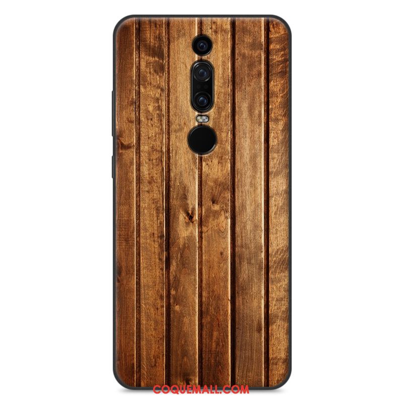 Étui Huawei Mate Rs Personnalité Vintage Tendance, Coque Huawei Mate Rs Fluide Doux Bleu