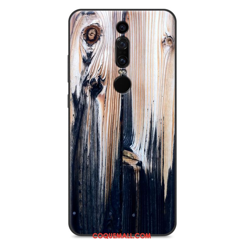 Étui Huawei Mate Rs Personnalité Vintage Tendance, Coque Huawei Mate Rs Fluide Doux Bleu