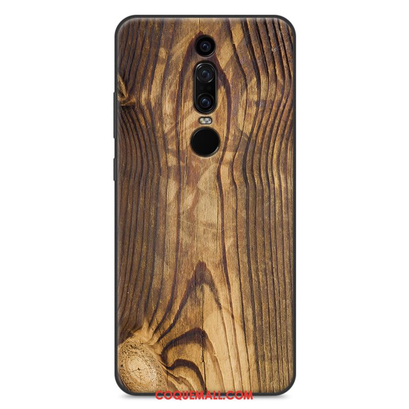 Étui Huawei Mate Rs Protection Kaki Grain De Bois, Coque Huawei Mate Rs Incassable Fluide Doux