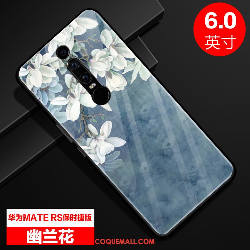 Étui Huawei Mate Rs Verre Téléphone Portable Dessin Animé, Coque Huawei Mate Rs Incassable Vert