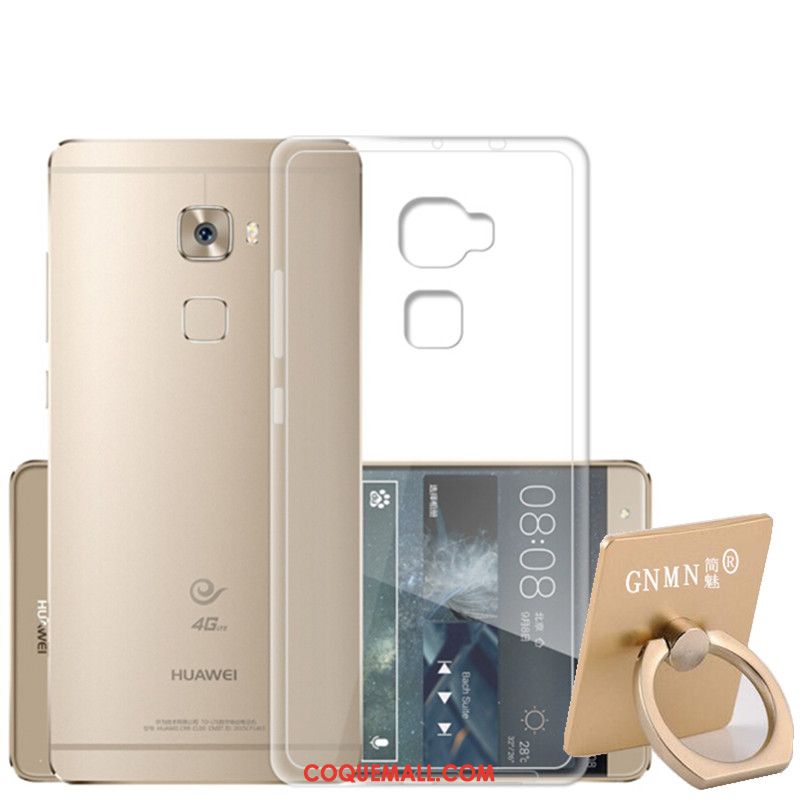 Étui Huawei Mate S Fluide Doux Transparent Une Agrafe, Coque Huawei Mate S Téléphone Portable Protection