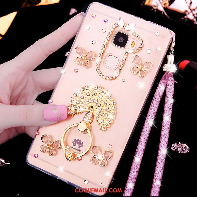 Étui Huawei Mate S Fluide Doux Téléphone Portable Transparent, Coque Huawei Mate S Strass Tendance