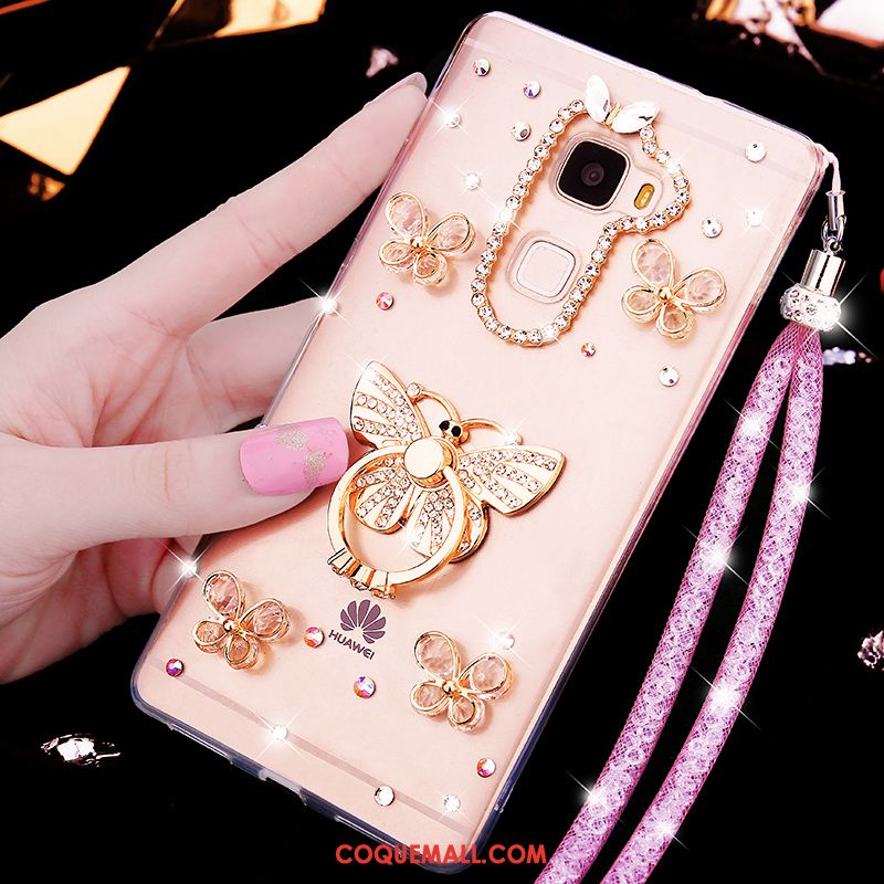 Étui Huawei Mate S Fluide Doux Téléphone Portable Transparent, Coque Huawei Mate S Strass Tendance