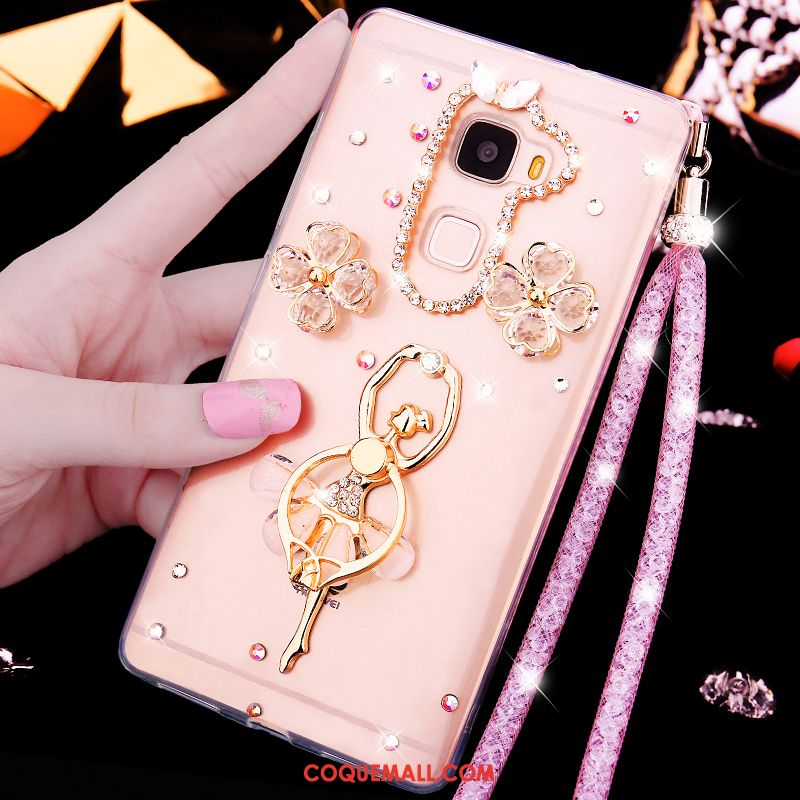 Étui Huawei Mate S Fluide Doux Téléphone Portable Transparent, Coque Huawei Mate S Strass Tendance