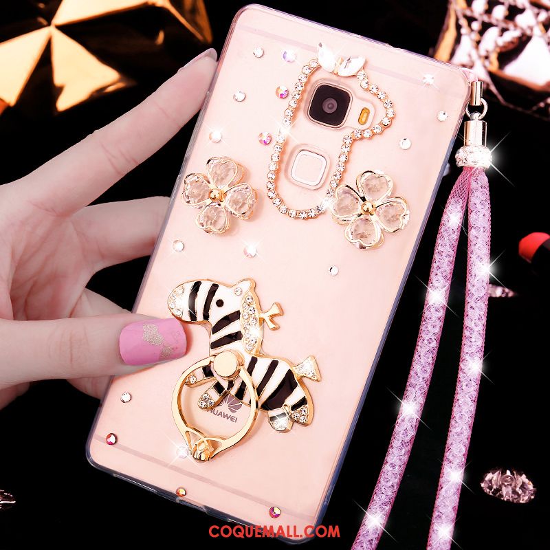 Étui Huawei Mate S Fluide Doux Téléphone Portable Transparent, Coque Huawei Mate S Strass Tendance