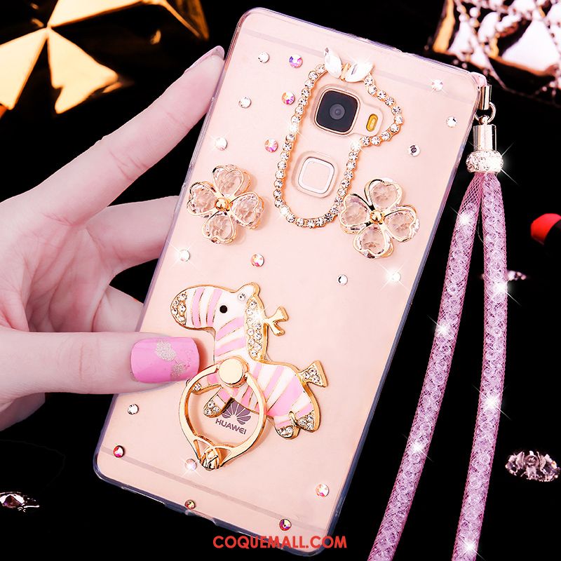 Étui Huawei Mate S Fluide Doux Téléphone Portable Transparent, Coque Huawei Mate S Strass Tendance