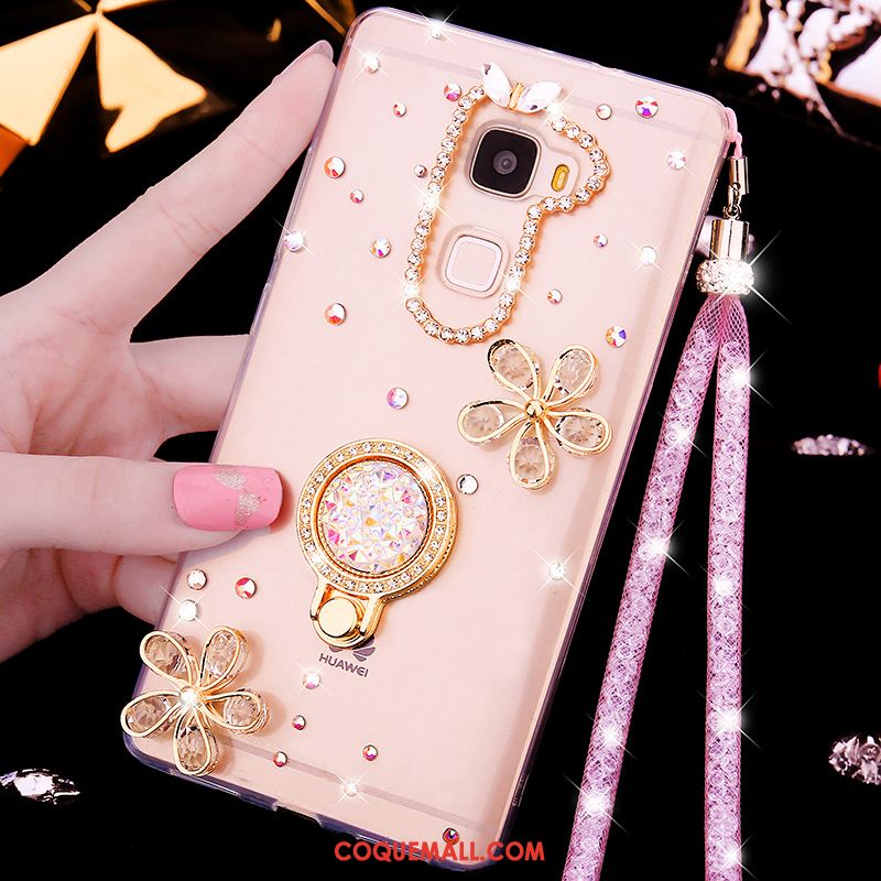 Étui Huawei Mate S Fluide Doux Téléphone Portable Transparent, Coque Huawei Mate S Strass Tendance