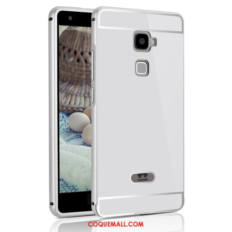 Étui Huawei Mate S Luxe Métal Téléphone Portable, Coque Huawei Mate S Difficile Noir