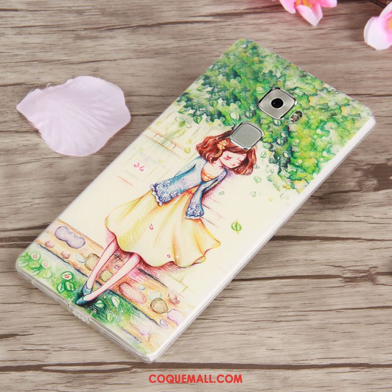 Étui Huawei Mate S Protection Fluide Doux Gaufrage, Coque Huawei Mate S Silicone Dessin Animé