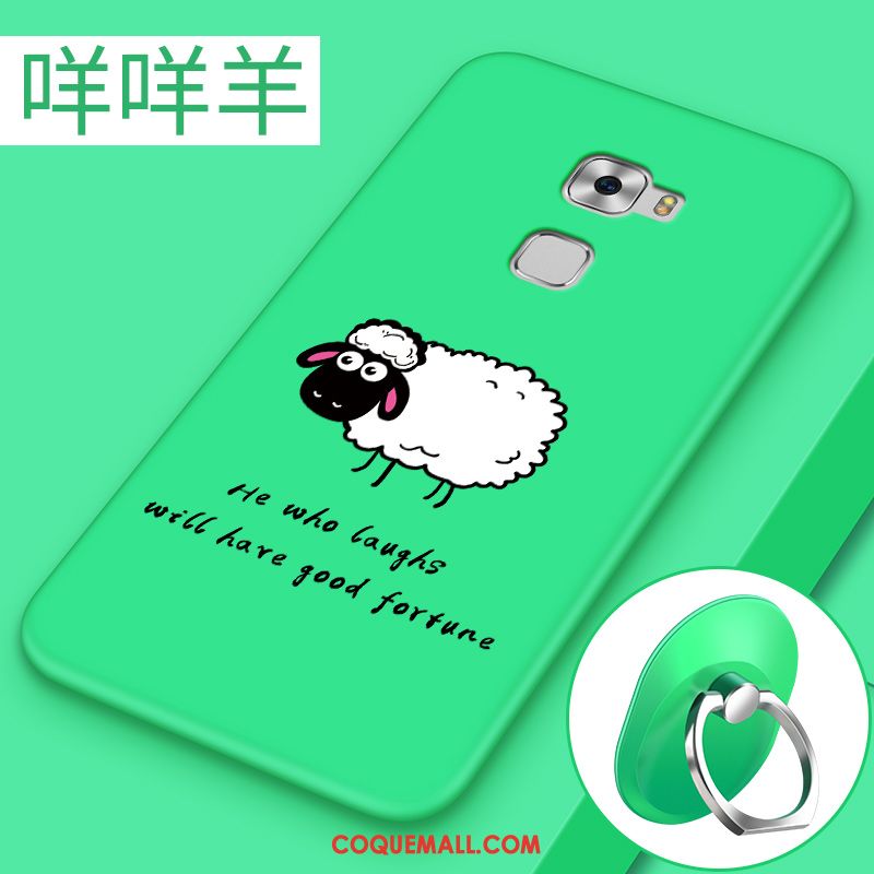 Étui Huawei Mate S Protection Vert Silicone, Coque Huawei Mate S Téléphone Portable Fluide Doux