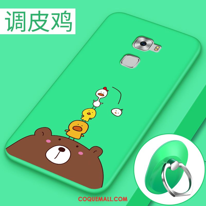 Étui Huawei Mate S Protection Vert Silicone, Coque Huawei Mate S Téléphone Portable Fluide Doux