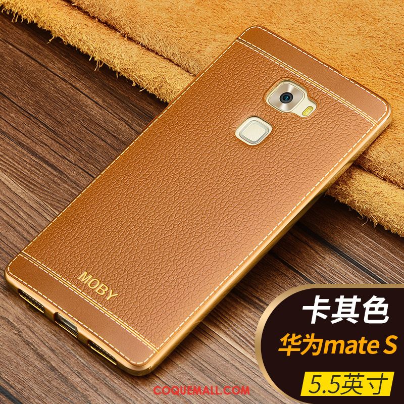 Étui Huawei Mate S Téléphone Portable Légère Incassable, Coque Huawei Mate S Protection Fluide Doux Braun