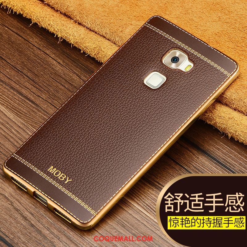 Étui Huawei Mate S Téléphone Portable Légère Incassable, Coque Huawei Mate S Protection Fluide Doux Braun