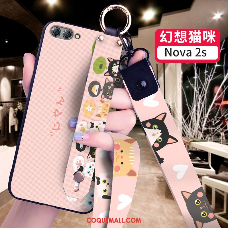 Étui Huawei Nova 2s Créatif Protection Noir, Coque Huawei Nova 2s Personnalité Dessin Animé