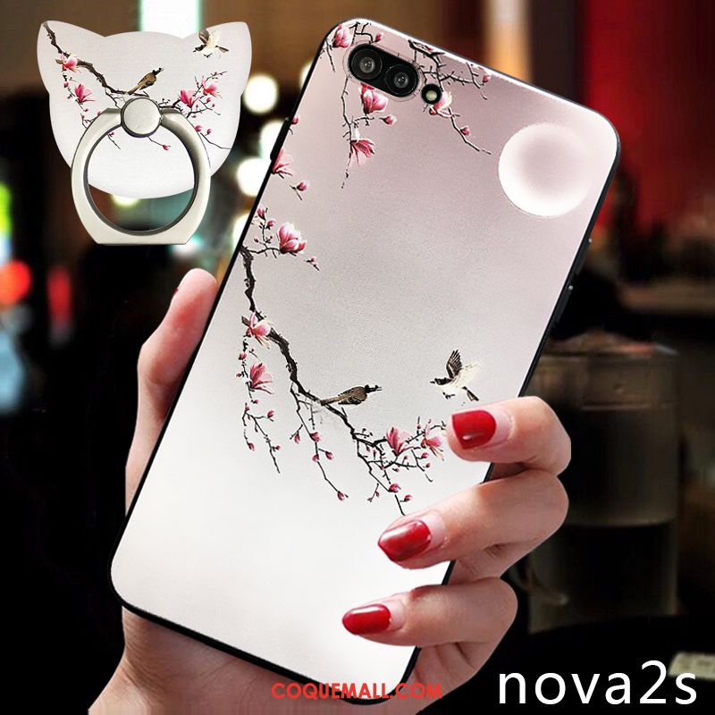 Étui Huawei Nova 2s Délavé En Daim Téléphone Portable Personnalité, Coque Huawei Nova 2s Incassable Tendance