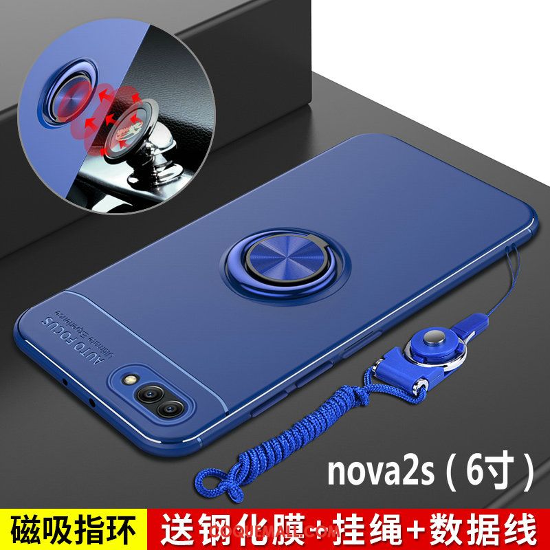Étui Huawei Nova 2s Marque De Tendance Très Mince Personnalité, Coque Huawei Nova 2s Téléphone Portable Noir