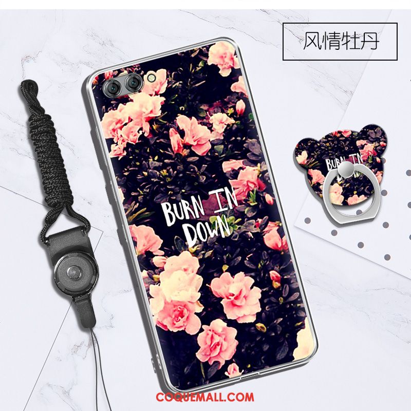 Étui Huawei Nova 2s Ornements Suspendus Fluide Doux Protection, Coque Huawei Nova 2s Rouge Incassable