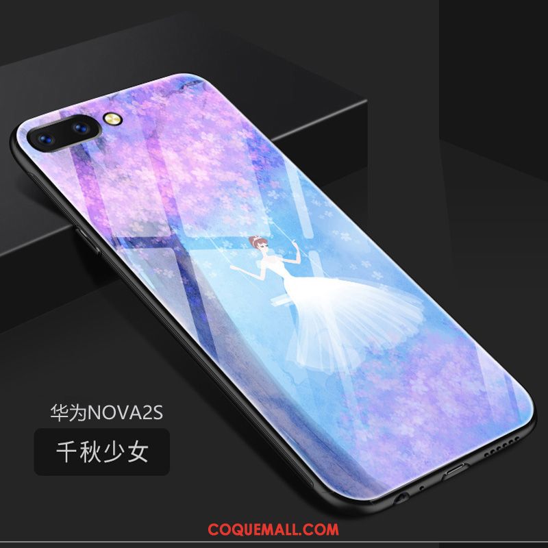 Étui Huawei Nova 2s Peinture Protection Tendance, Coque Huawei Nova 2s Tout Compris Silicone