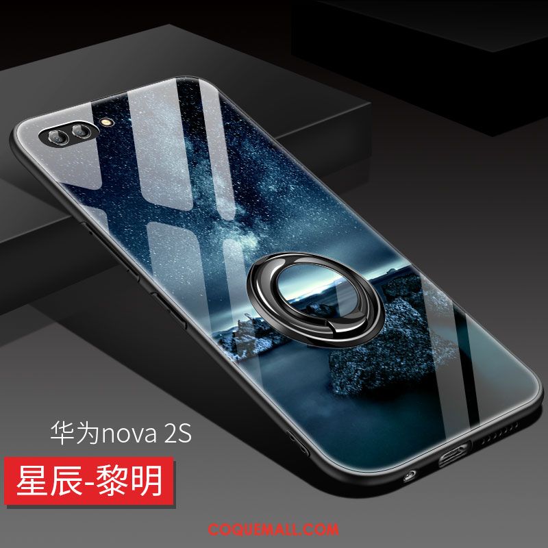 Étui Huawei Nova 2s Rose Créatif Miroir, Coque Huawei Nova 2s Incassable Marque De Tendance