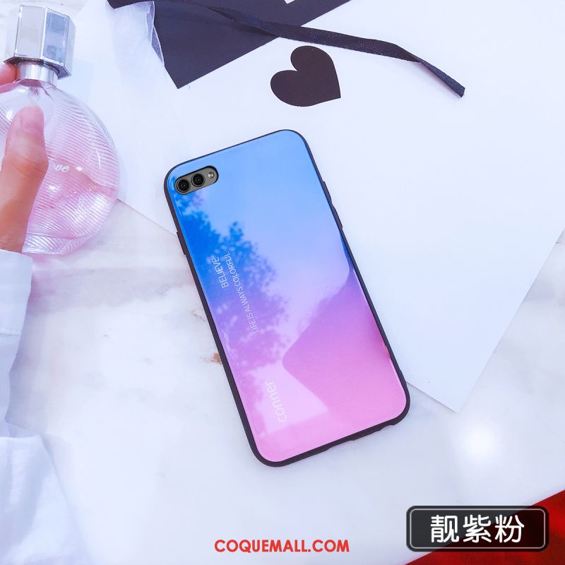 Étui Huawei Nova 2s Rose Simple Net Rouge, Coque Huawei Nova 2s Amoureux Marque De Tendance