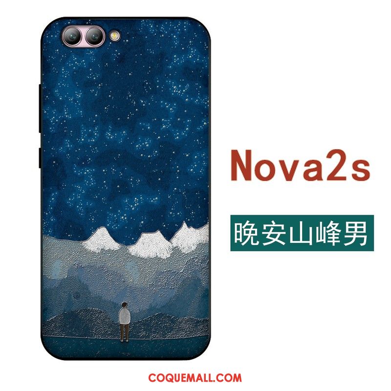 Étui Huawei Nova 2s Silicone Légère Protection, Coque Huawei Nova 2s Créatif Incassable