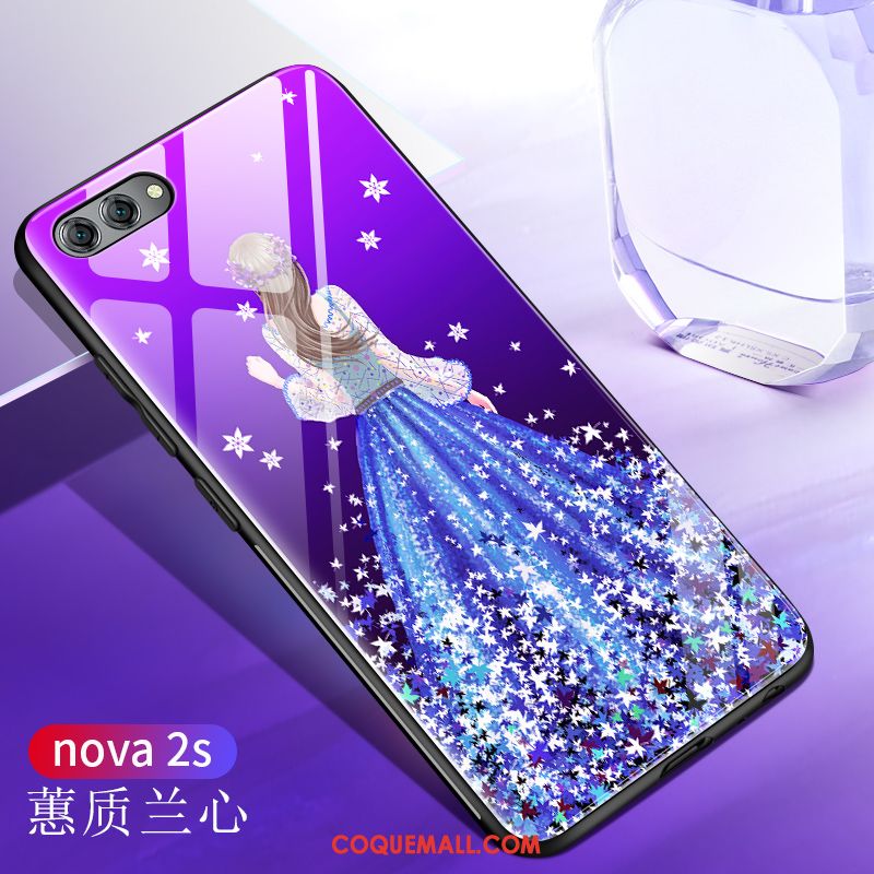 Étui Huawei Nova 2s Téléphone Portable Personnalité Luxe, Coque Huawei Nova 2s Mode Lumineuses