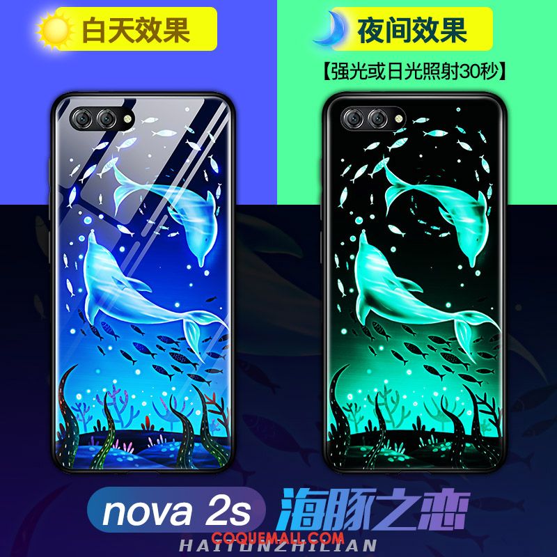 Étui Huawei Nova 2s Téléphone Portable Personnalité Luxe, Coque Huawei Nova 2s Mode Lumineuses