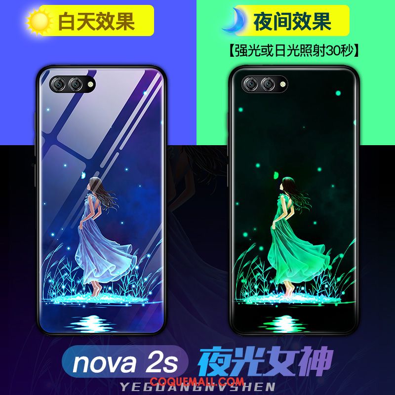 Étui Huawei Nova 2s Téléphone Portable Personnalité Luxe, Coque Huawei Nova 2s Mode Lumineuses