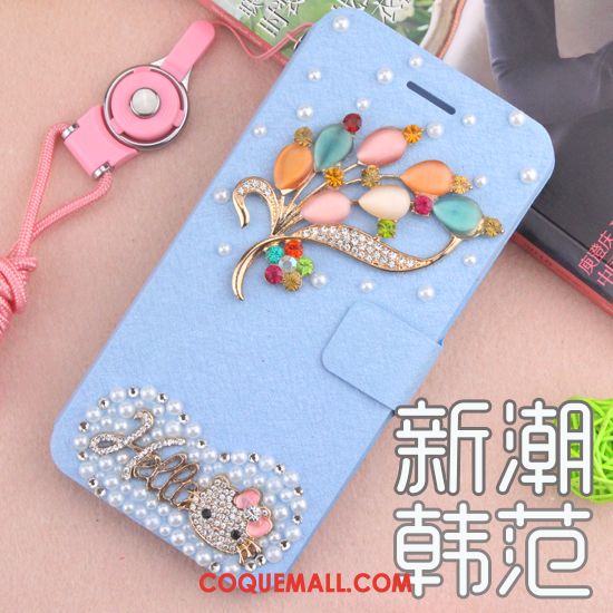 Étui Huawei Nova 3 Bleu Étui En Cuir Protection, Coque Huawei Nova 3 Téléphone Portable