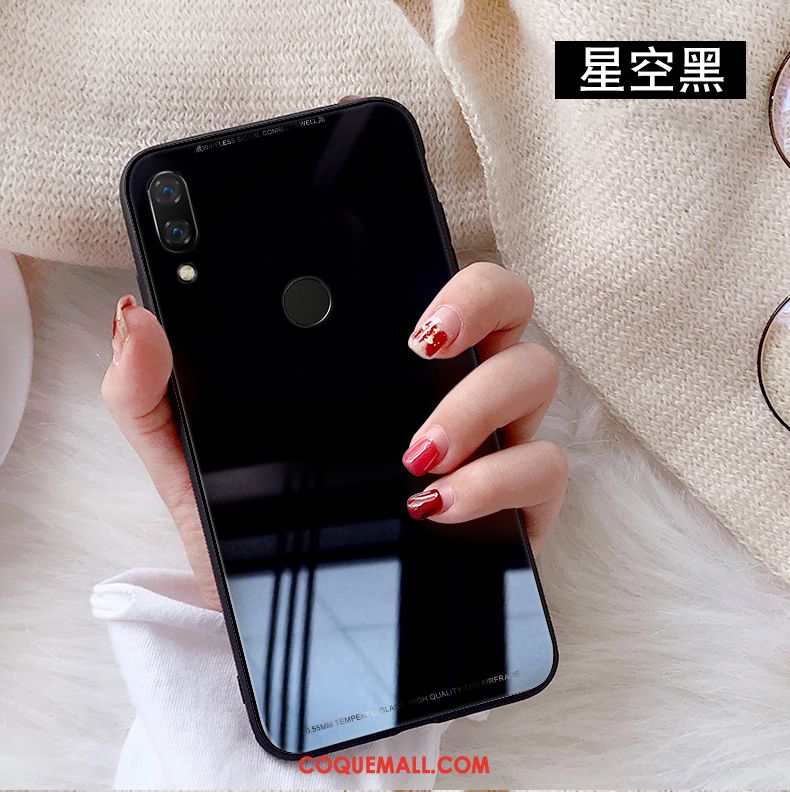 Étui Huawei Nova 3 Créatif Verre Téléphone Portable, Coque Huawei Nova 3 Couleur Unie Difficile