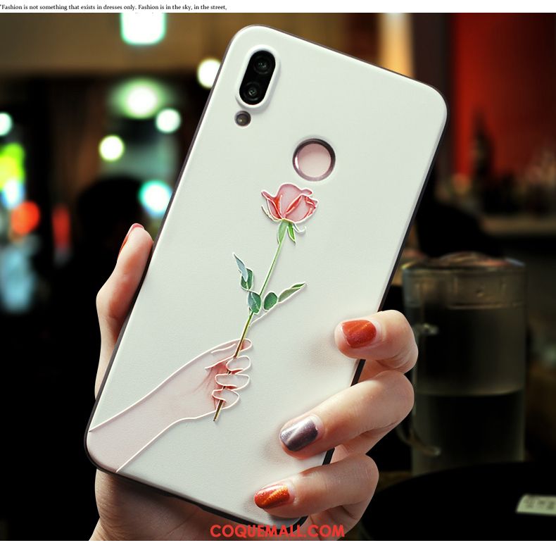 Étui Huawei Nova 3 Fluide Doux Délavé En Daim Frais, Coque Huawei Nova 3 Téléphone Portable Créatif