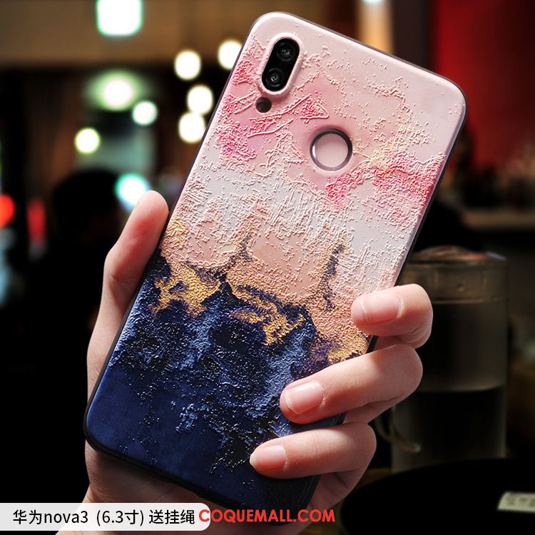 Étui Huawei Nova 3 Mode Personnalité Créatif, Coque Huawei Nova 3 Silicone Ornements Suspendus