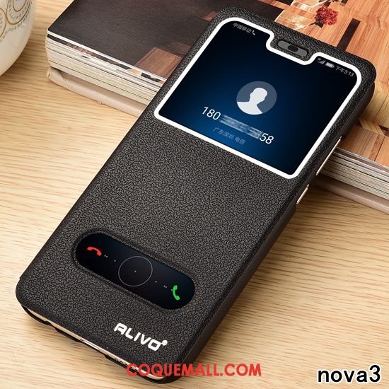 Étui Huawei Nova 3 Or Téléphone Portable Tendance, Coque Huawei Nova 3 Incassable Tout Compris