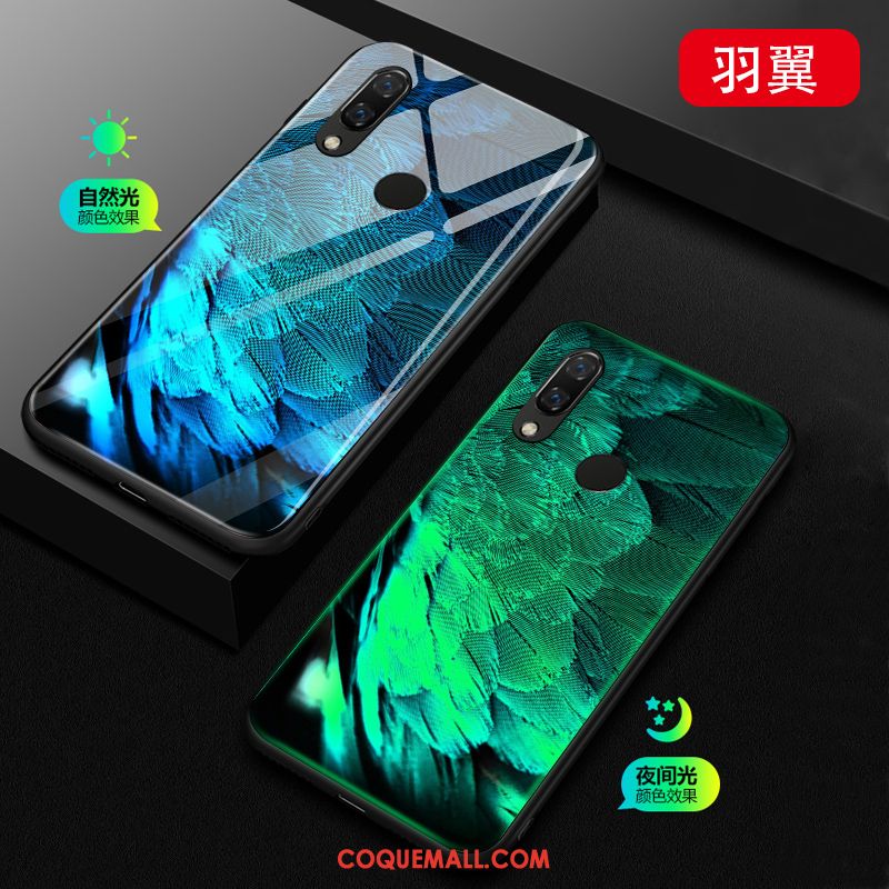 Étui Huawei Nova 3 Personnalité Net Rouge Vert, Coque Huawei Nova 3 Silicone Tout Compris