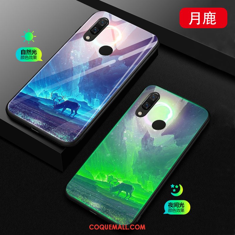 Étui Huawei Nova 3 Personnalité Net Rouge Vert, Coque Huawei Nova 3 Silicone Tout Compris