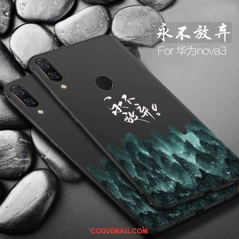 Étui Huawei Nova 3 Petit Protection Dessin Animé, Coque Huawei Nova 3 Net Rouge Tout Compris