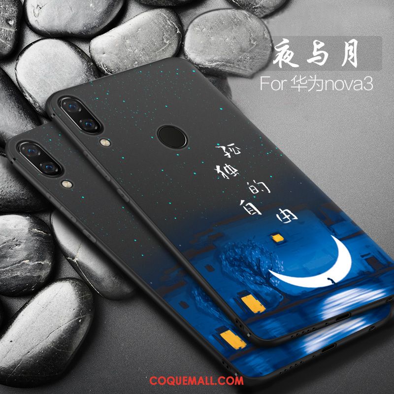 Étui Huawei Nova 3 Petit Protection Dessin Animé, Coque Huawei Nova 3 Net Rouge Tout Compris