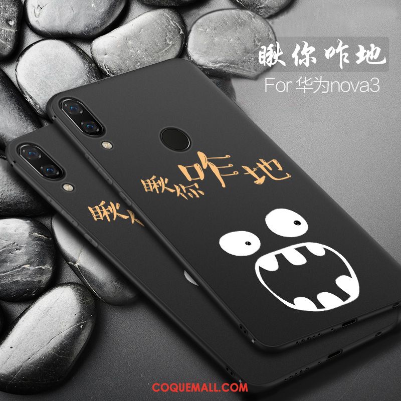 Étui Huawei Nova 3 Petit Protection Dessin Animé, Coque Huawei Nova 3 Net Rouge Tout Compris