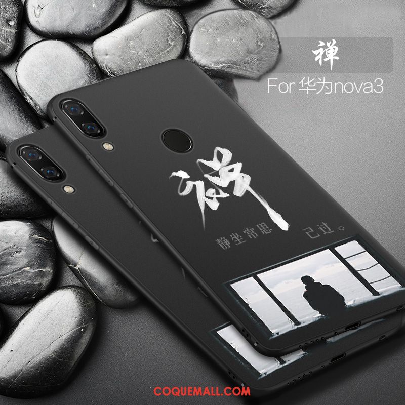 Étui Huawei Nova 3 Petit Protection Dessin Animé, Coque Huawei Nova 3 Net Rouge Tout Compris