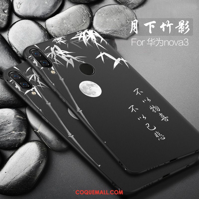 Étui Huawei Nova 3 Petit Protection Dessin Animé, Coque Huawei Nova 3 Net Rouge Tout Compris