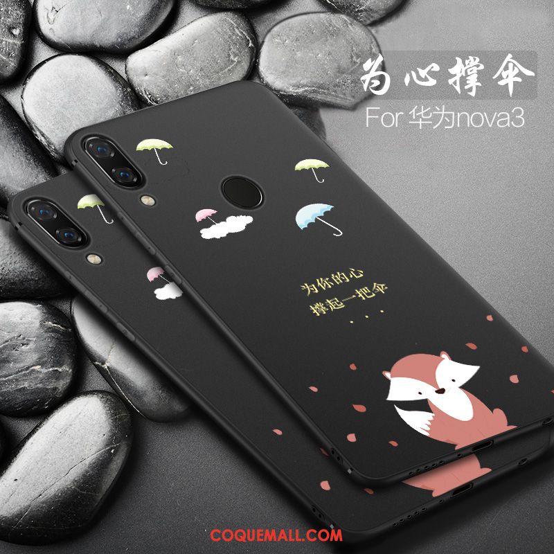 Étui Huawei Nova 3 Petit Protection Dessin Animé, Coque Huawei Nova 3 Net Rouge Tout Compris