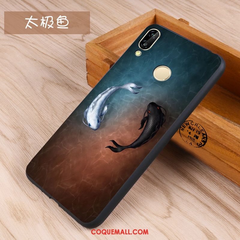 Étui Huawei Nova 3 Protection Incassable Tout Compris, Coque Huawei Nova 3 Fluide Doux Délavé En Daim