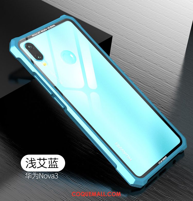 Étui Huawei Nova 3 Protection Personnalité Créatif, Coque Huawei Nova 3 Border Violet